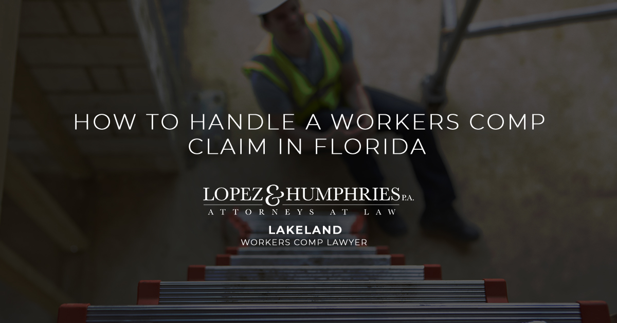 How to Handle a Workers Comp Claim in Florida