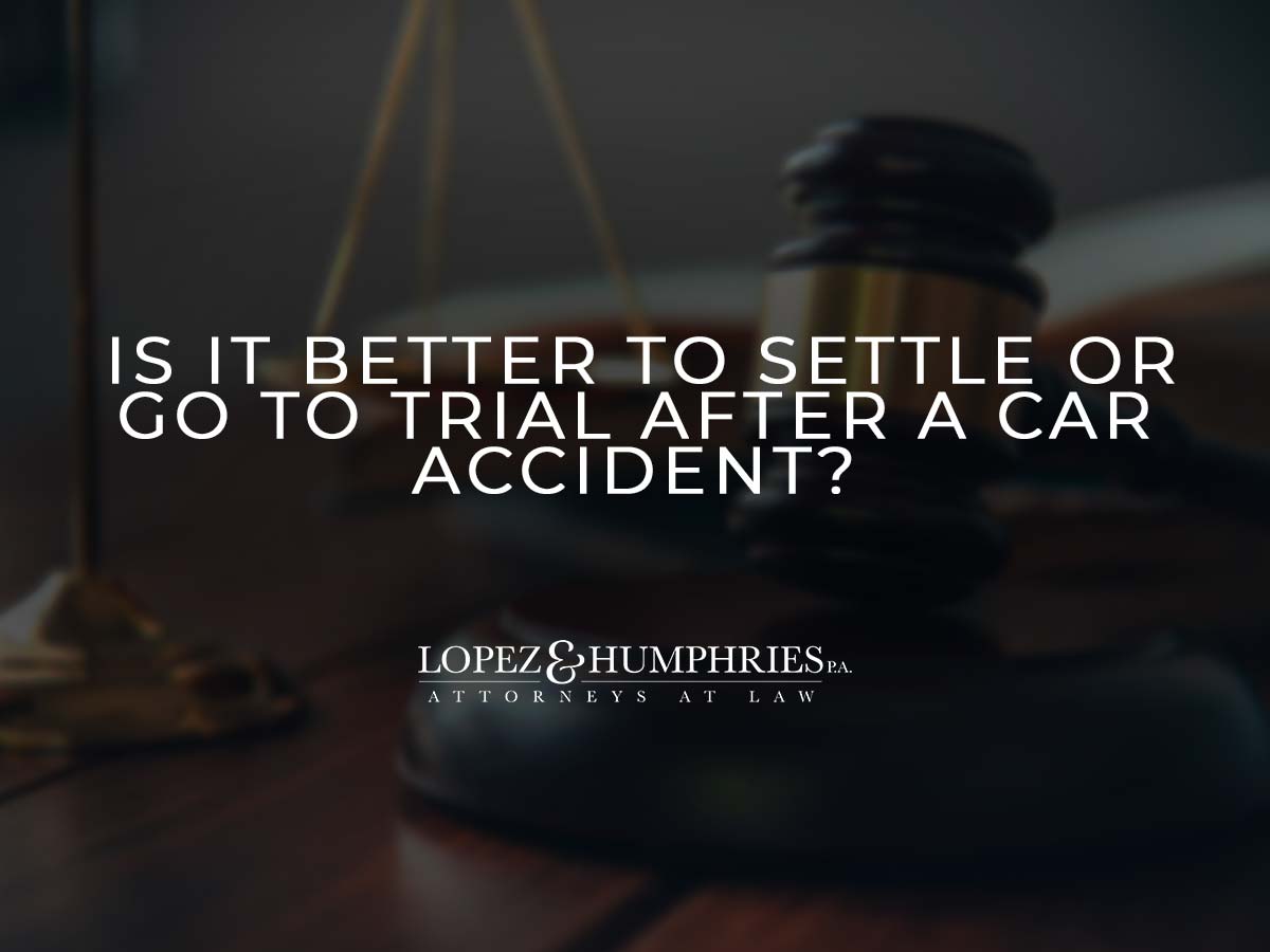 Is It Better to Settle or Go to Trial After a Car Accident?