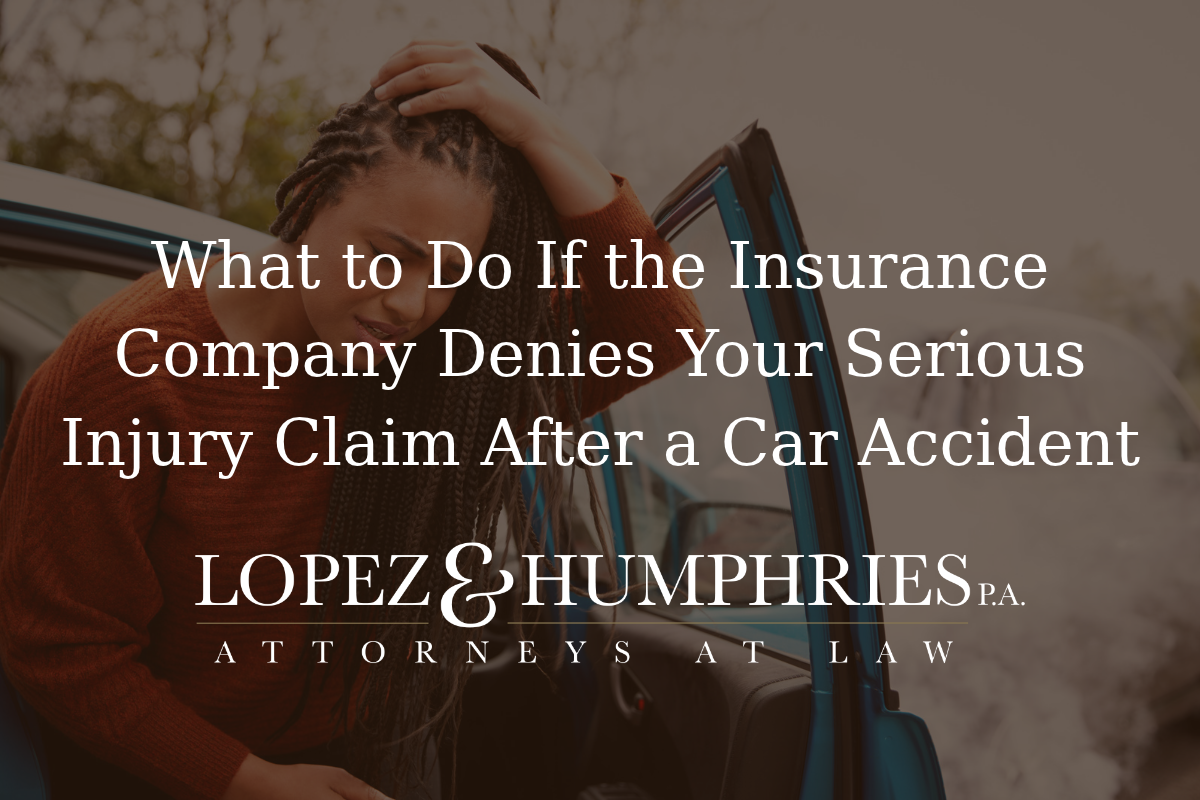 Serious Injury Claim Denied